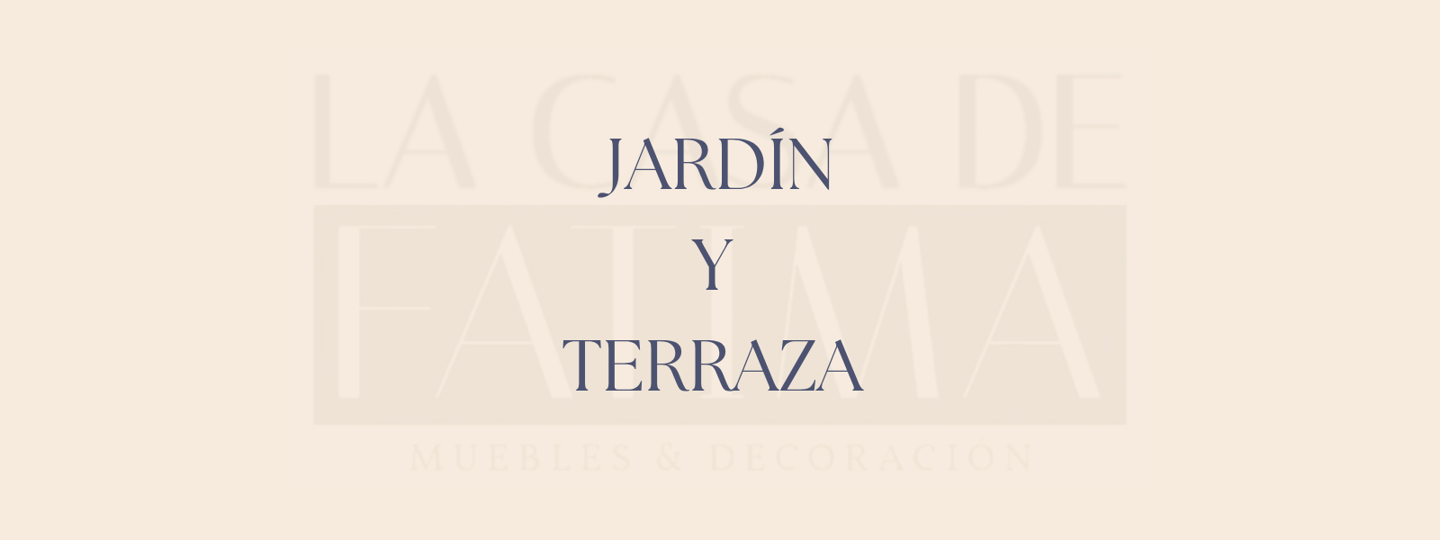 Jardín y Terraza