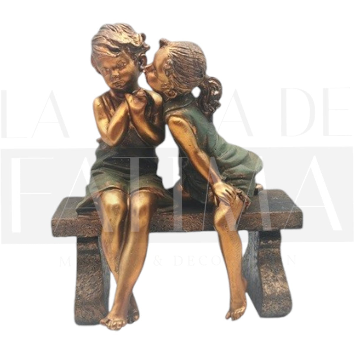 Figura Niños en la Banca