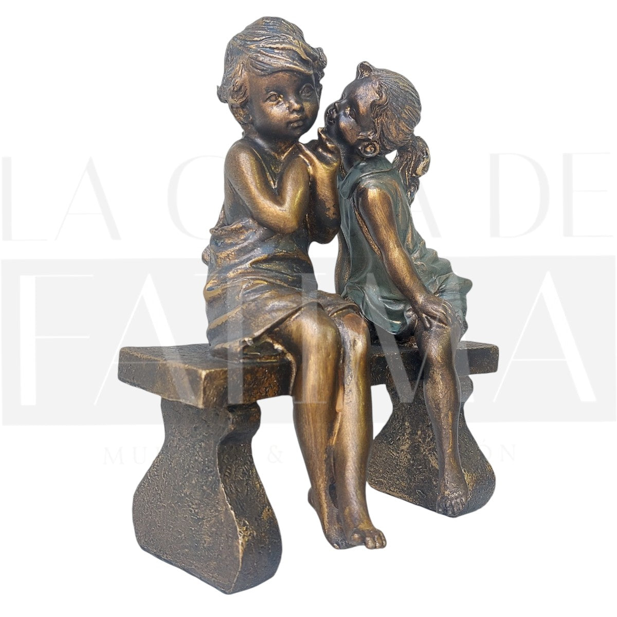 Figura Niños en la Banca