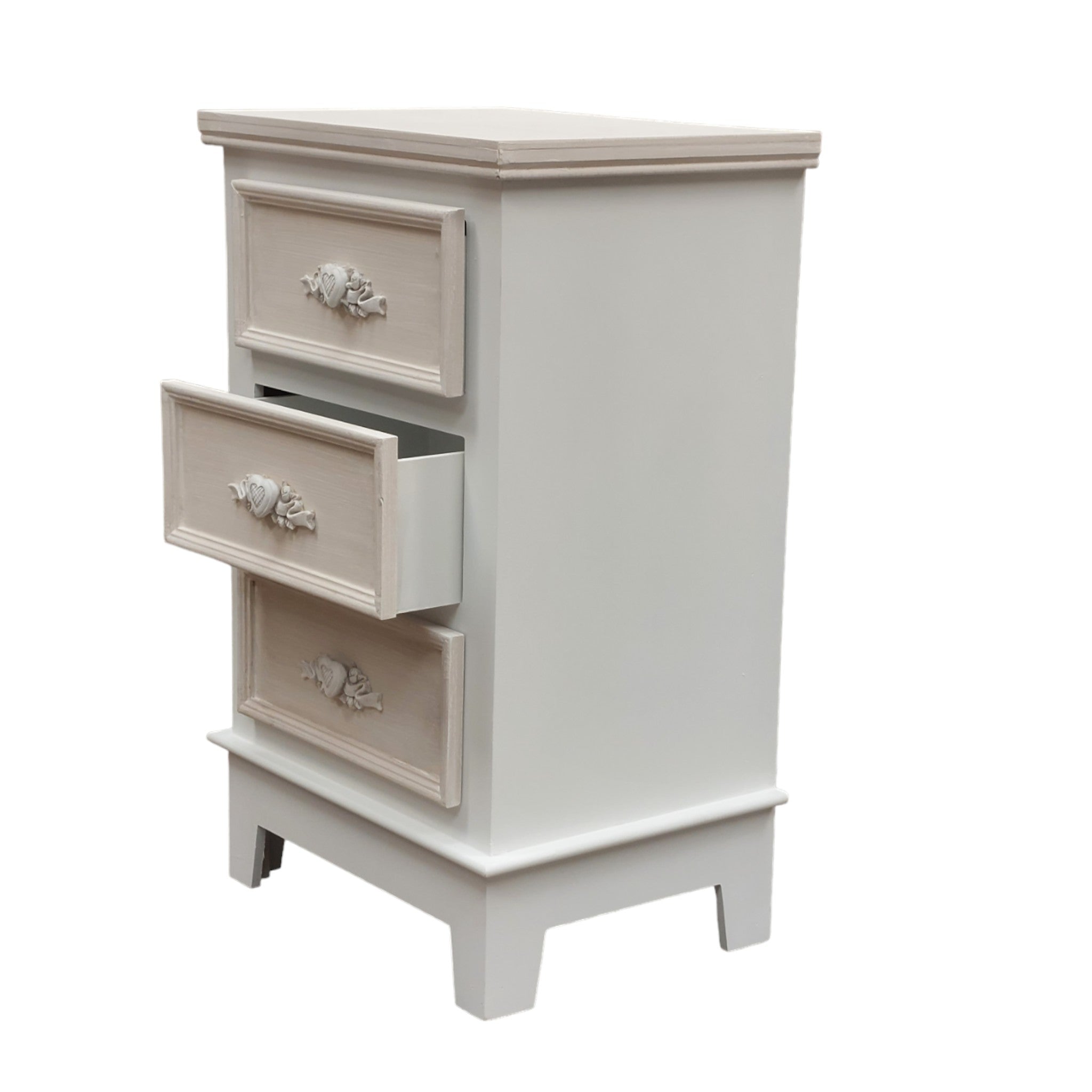 Velador Provenzal 3 cajones