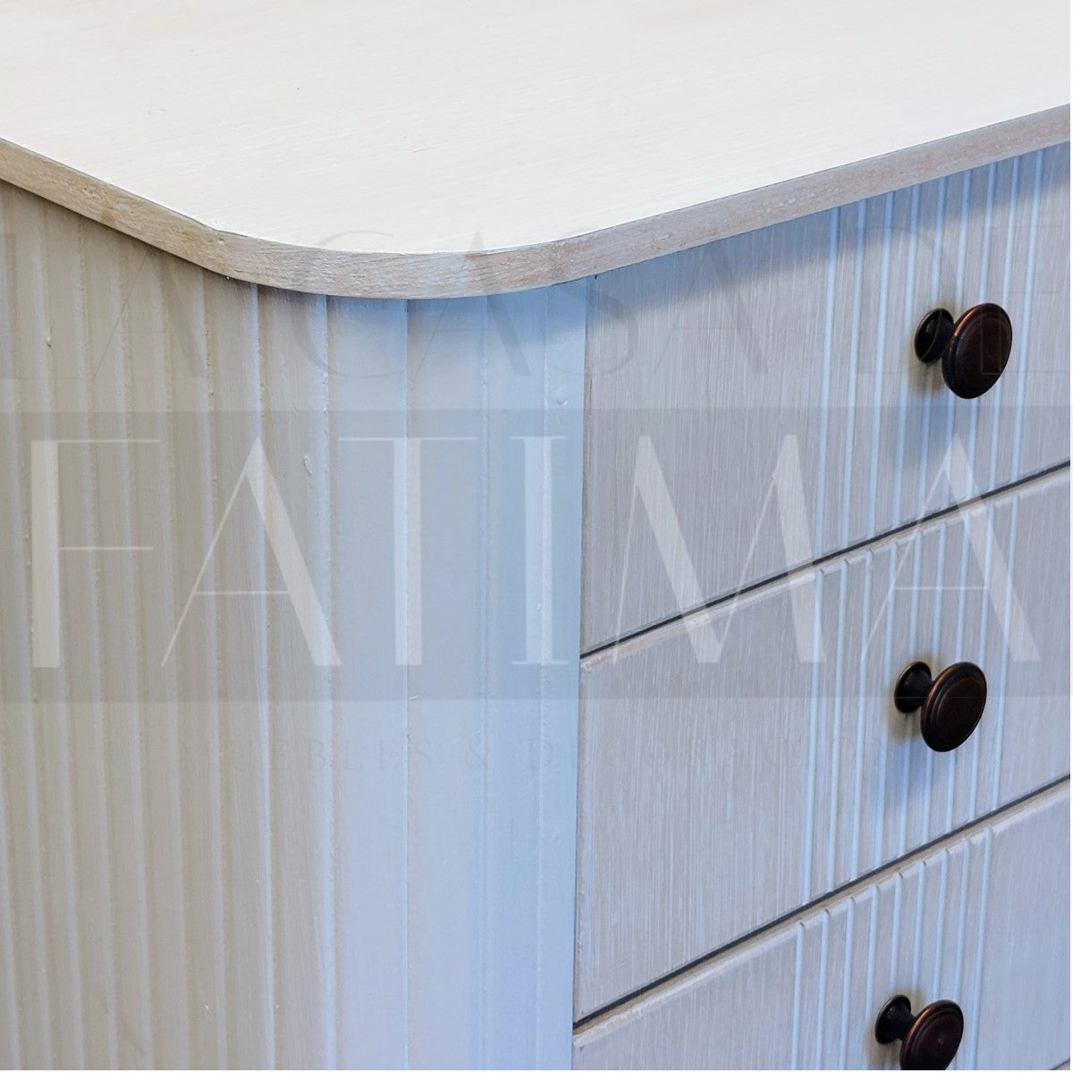 Cajonera Vintage Blanca 4 Cajones