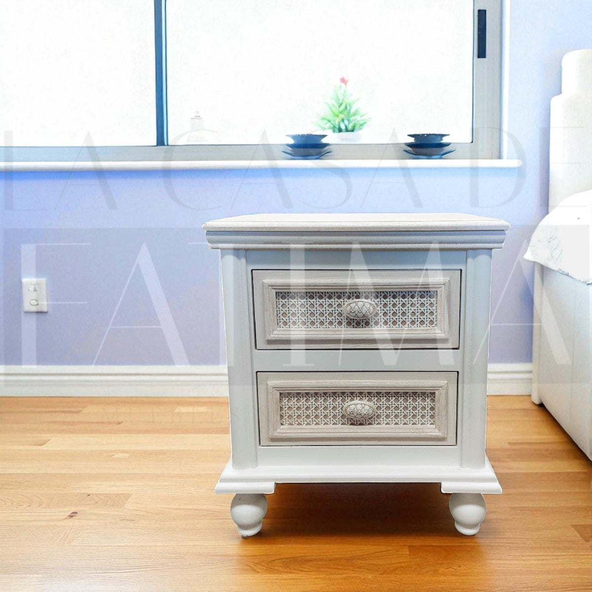 Velador Junco 2 Cajones