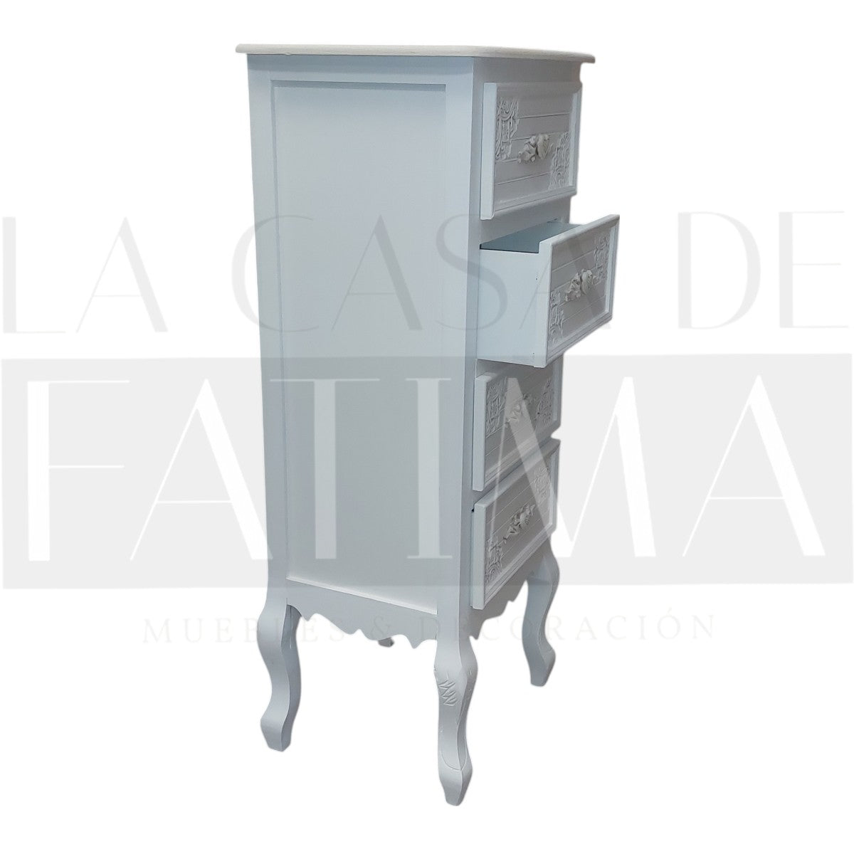 Cajonera Provenzal Heart 4 cajones