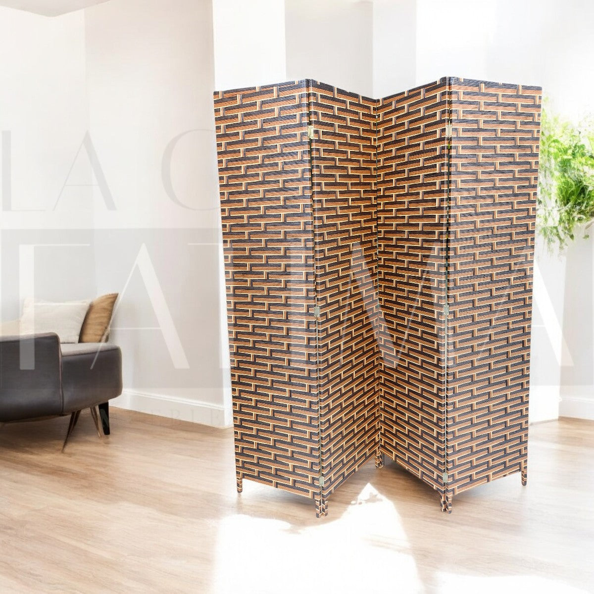 Biombo Tramado Café Mix