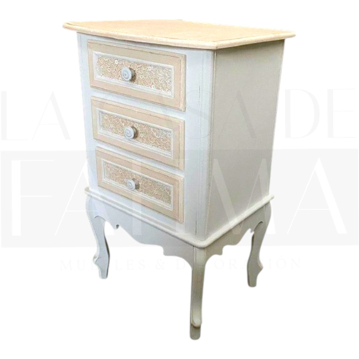 Velador Vintage 3 Cajones