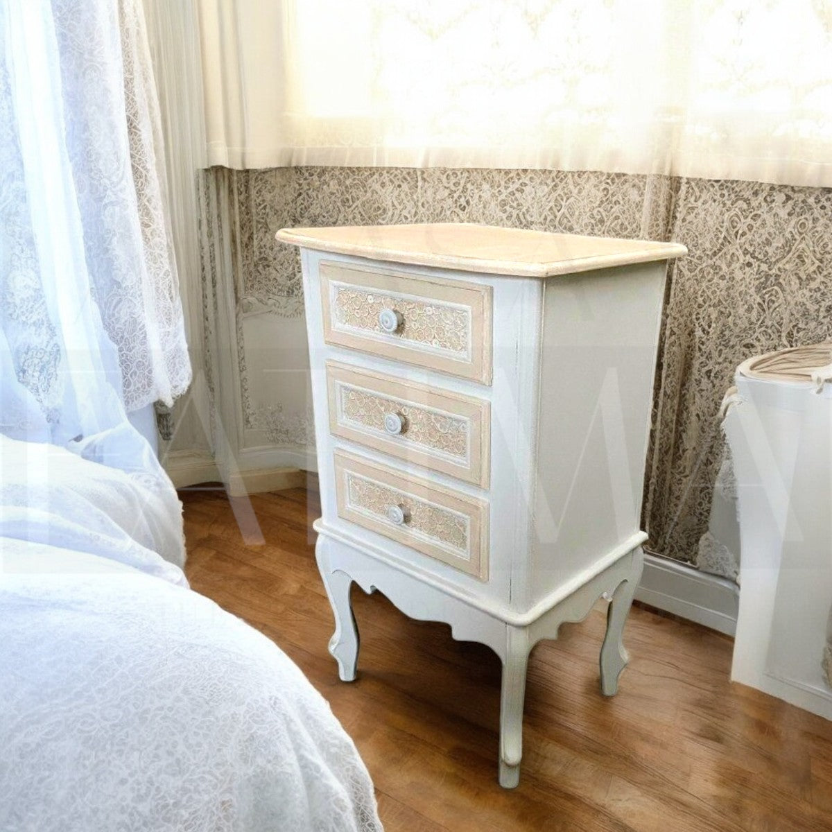 Velador Vintage 3 Cajones