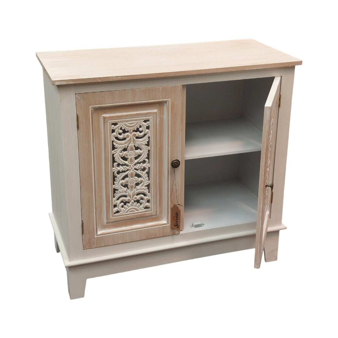 Buffet Vintage Tallado Rosé 2 Puertas