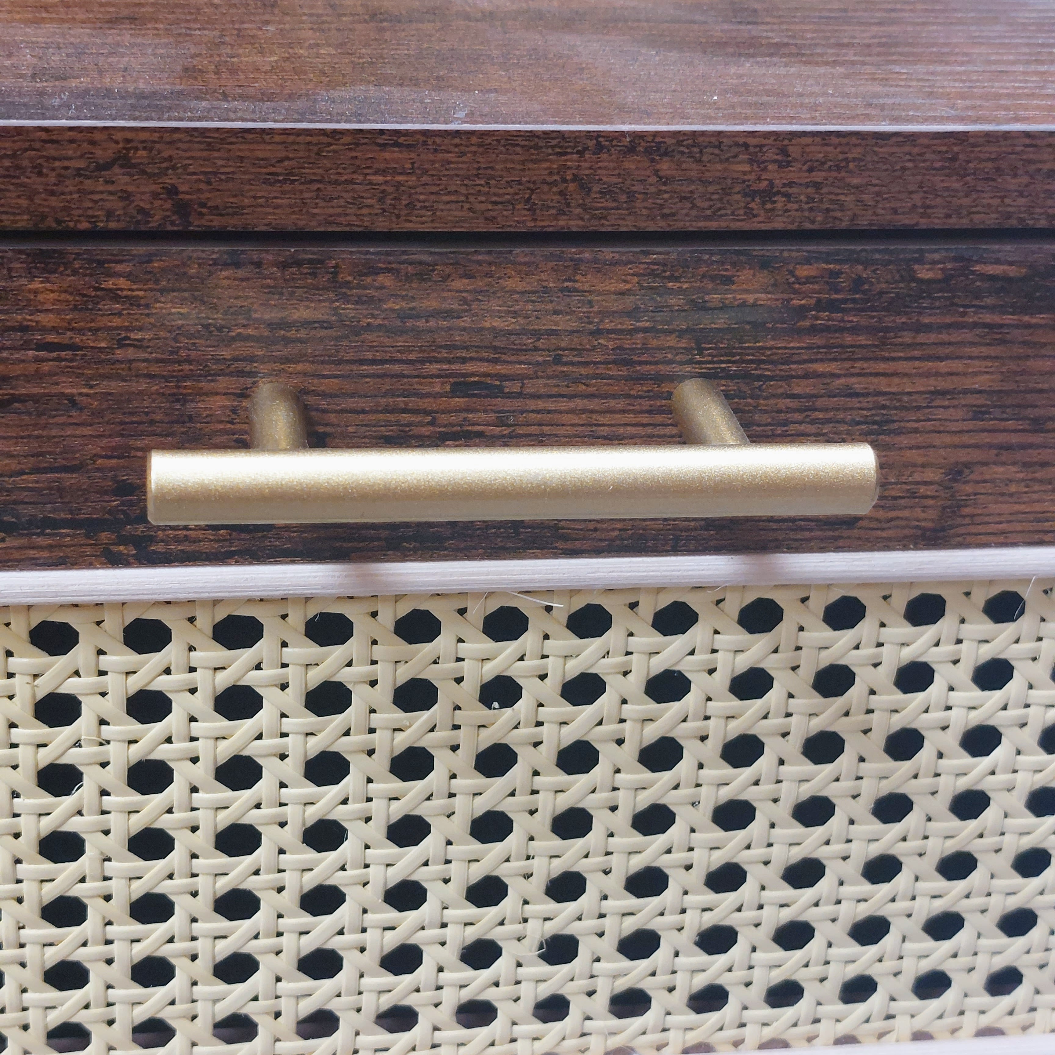 Velador Junco metálico 1 puerta