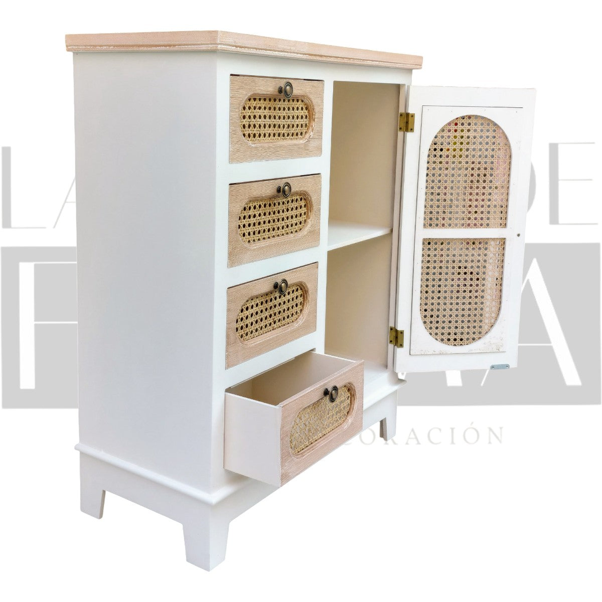 Cabinet Junco 4 Cajones 1 Puerta