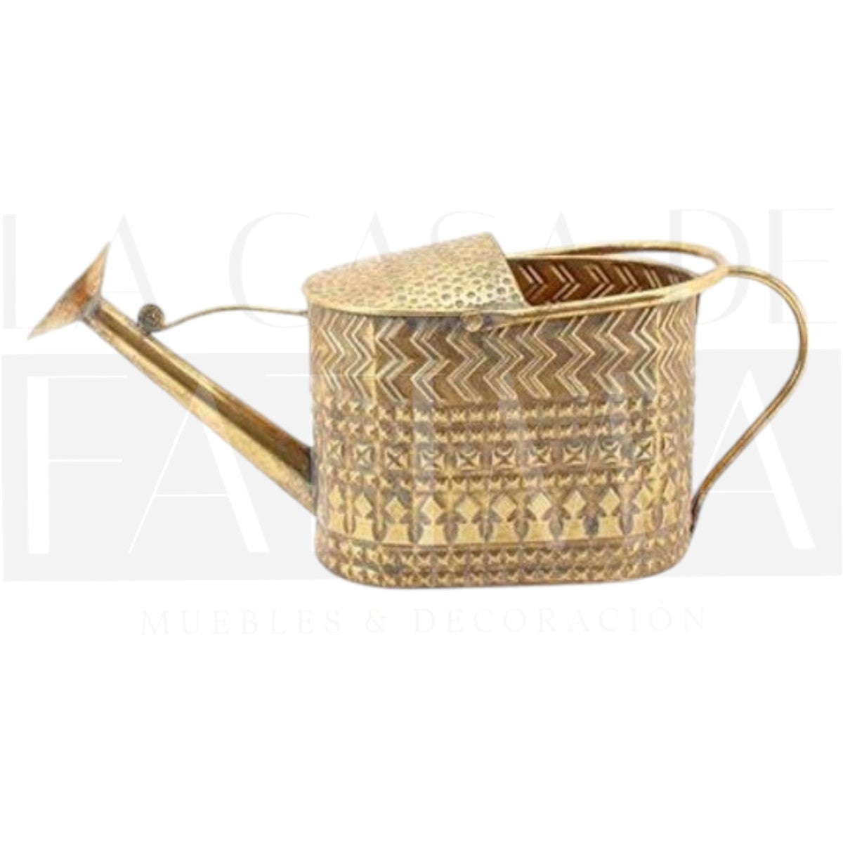 Regadera Metálica Tallada