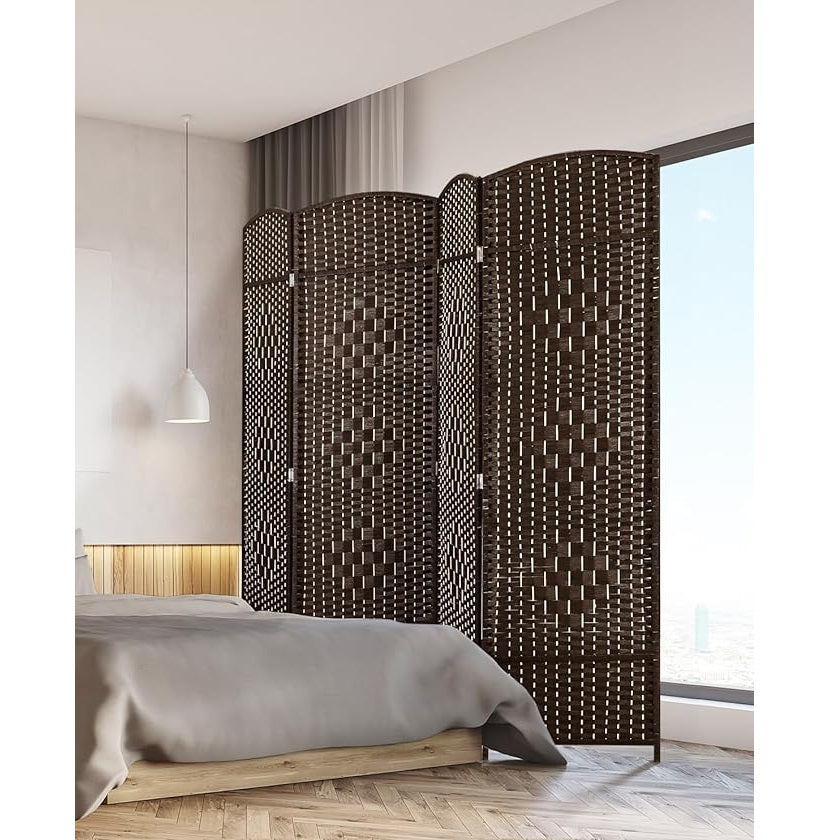 Biombo DARK BROWN 4 cuerpos