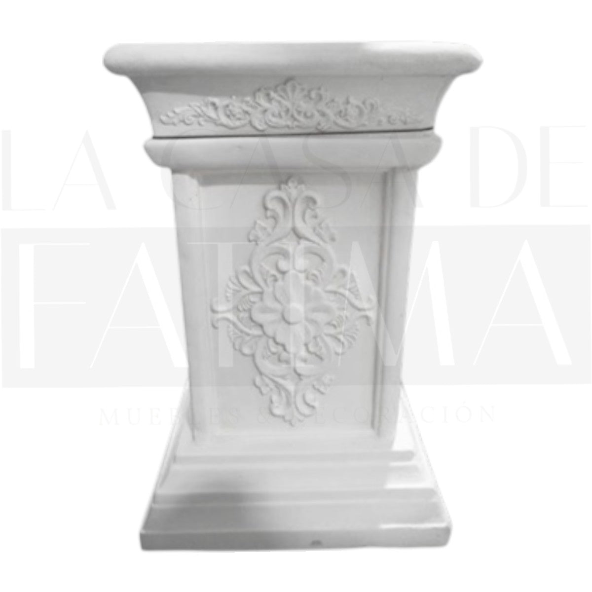 Pedestal Floral 55 cms.