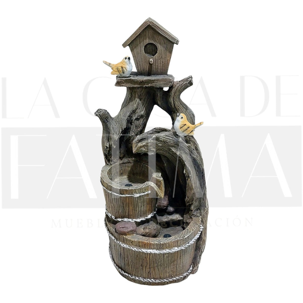 Fuente de Agua "Aves & Barriles”