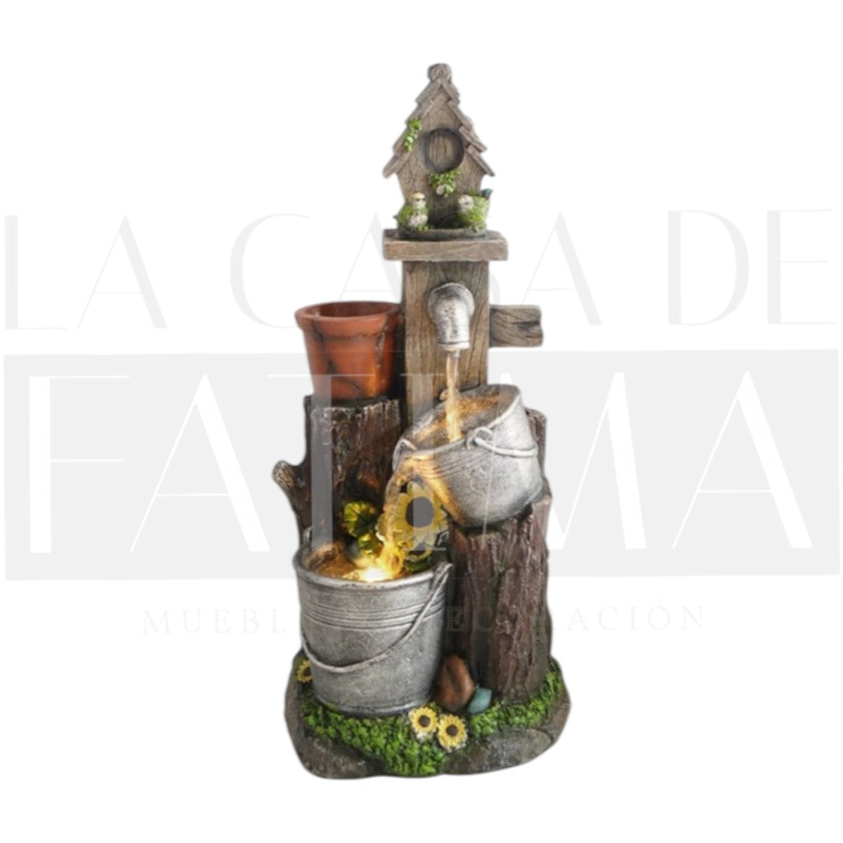 Fuente de Agua Baldes