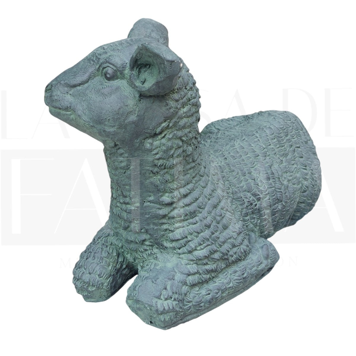 Figura Decorativa Cordero en Reposo