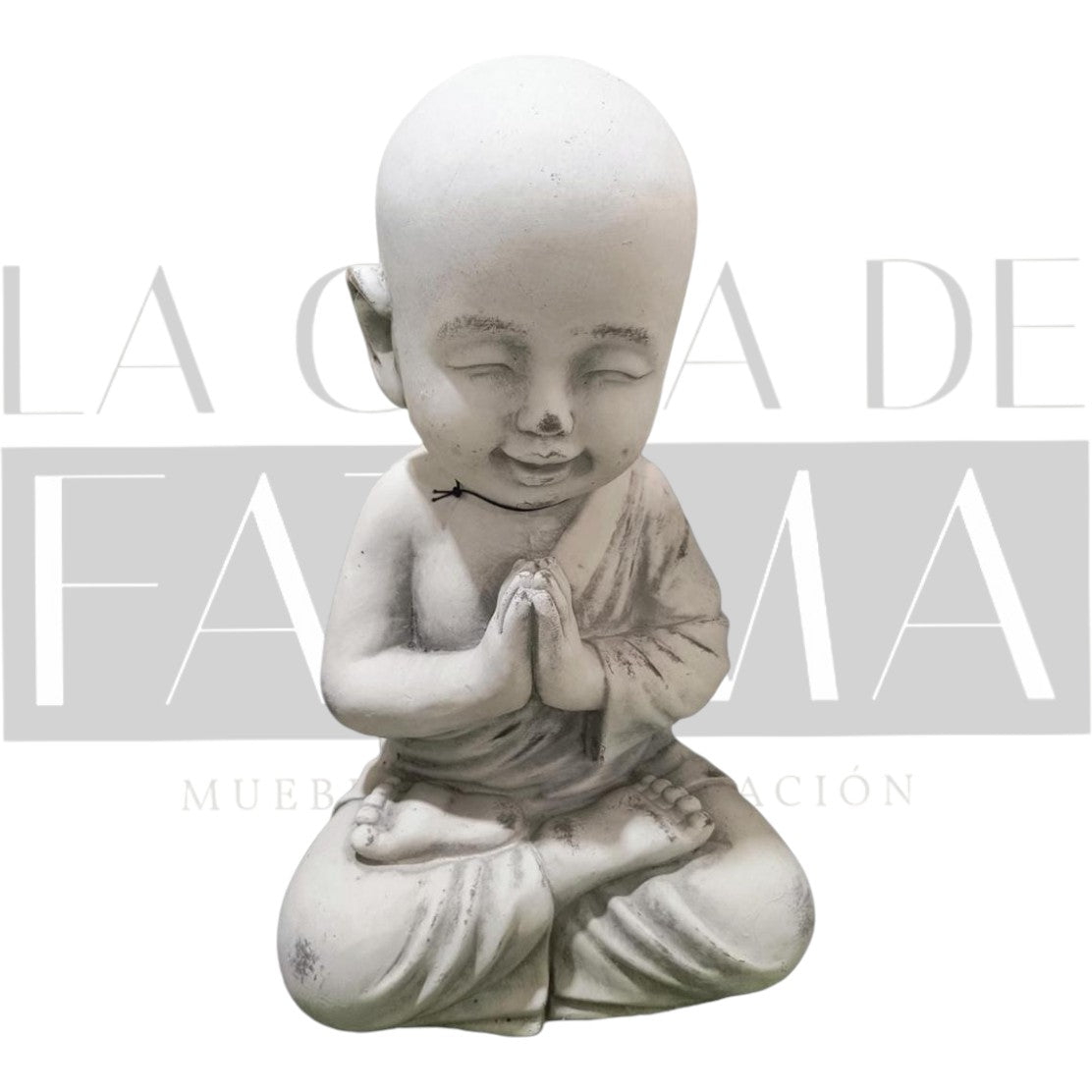 Figura Niño Monje Budista Rezando