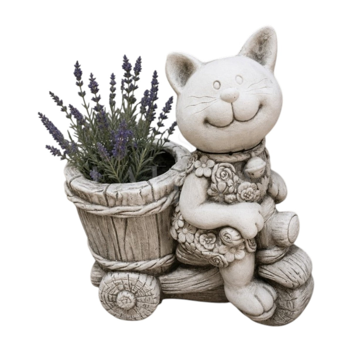 Macetero Gato Jardinero Vintage