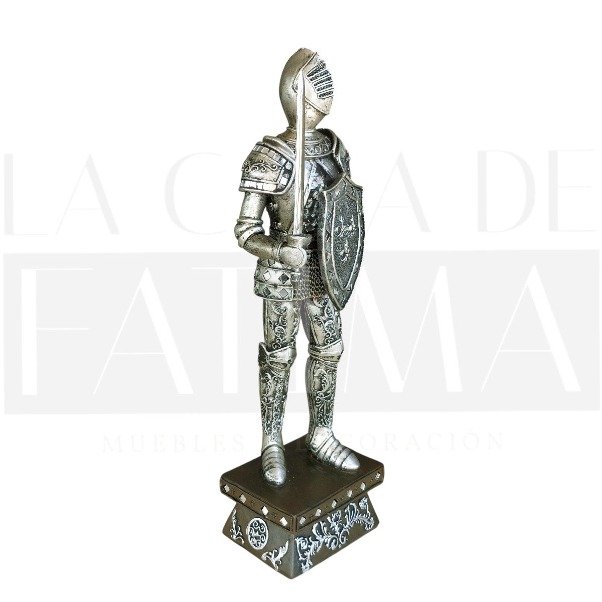 Figura Caballero Medieval con Escudo y Espada