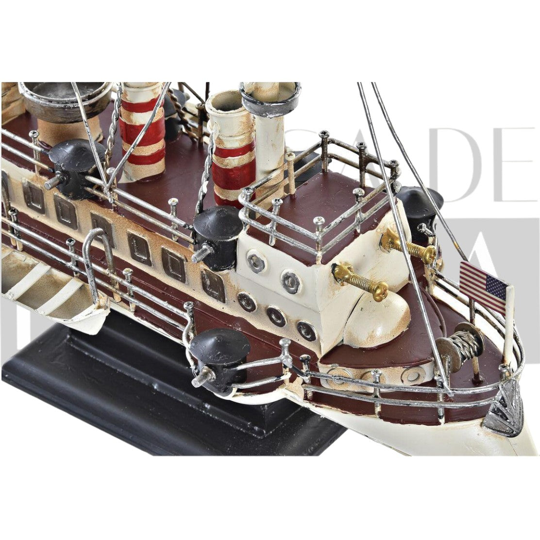 Figura Decorativa Barco USA Vintage