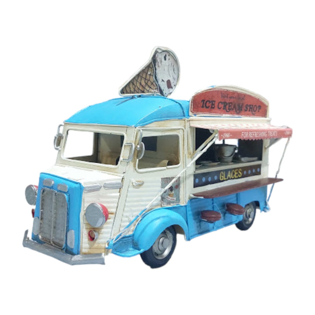 Figura Decorativa Camión Helados con Luz