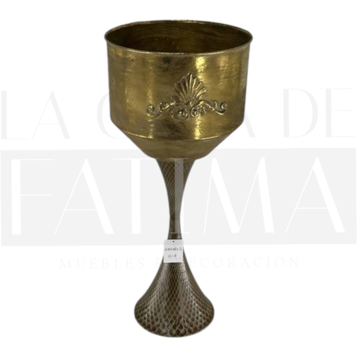 Copón Metálico Dorado