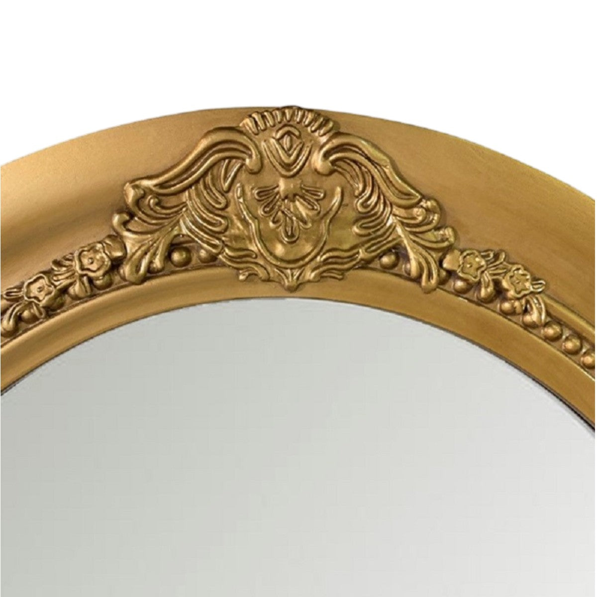 Espejo Ovalado Dorado Provenzal