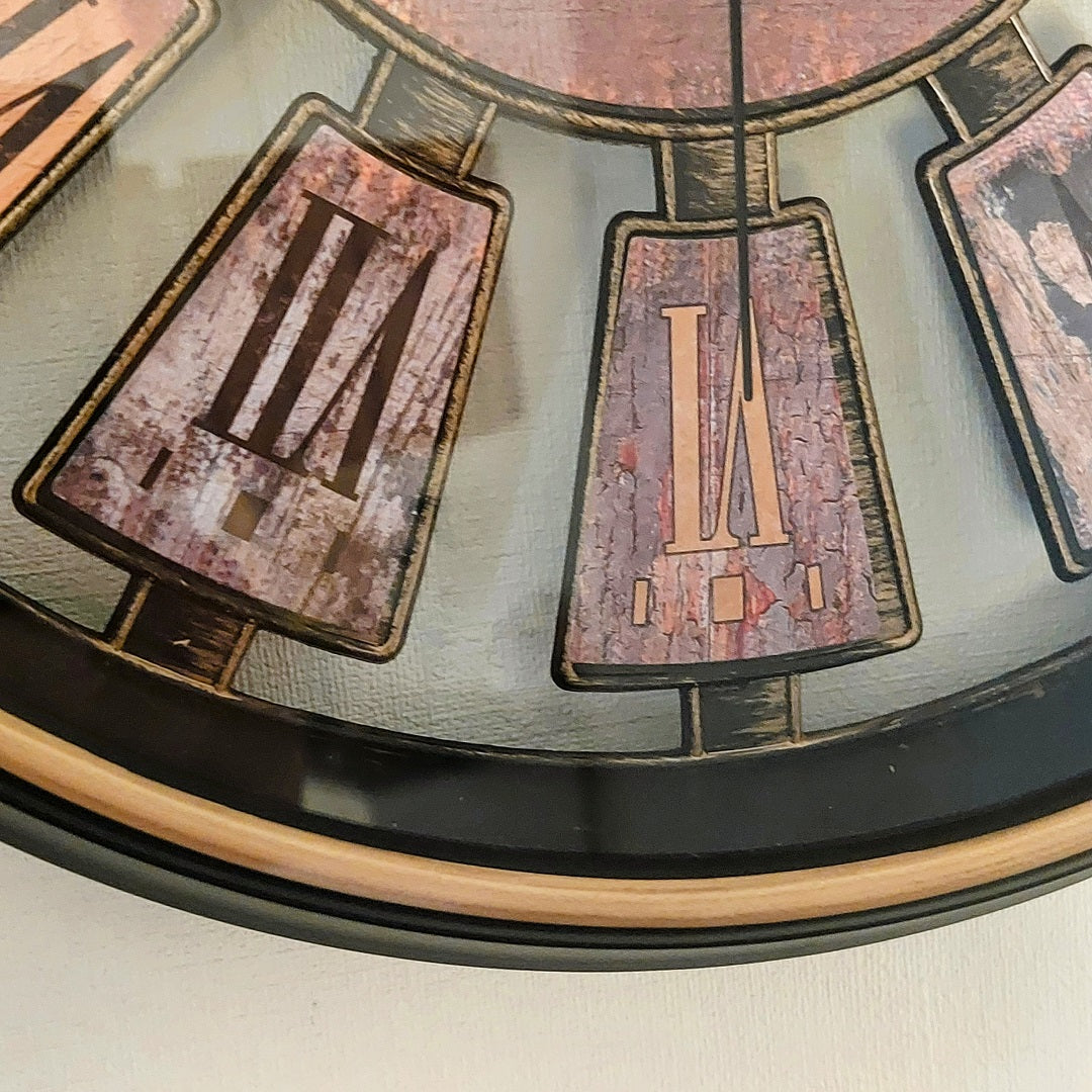 Reloj Mural CALADO MULTICOLOR ROMANO