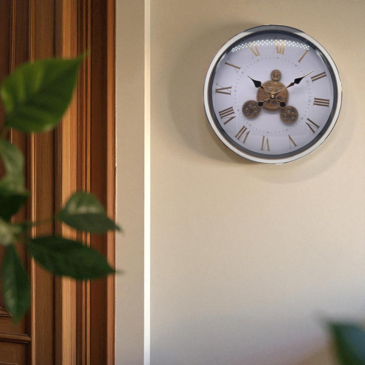 Reloj Mural Decorativo CHRONO WHITE ROMAN