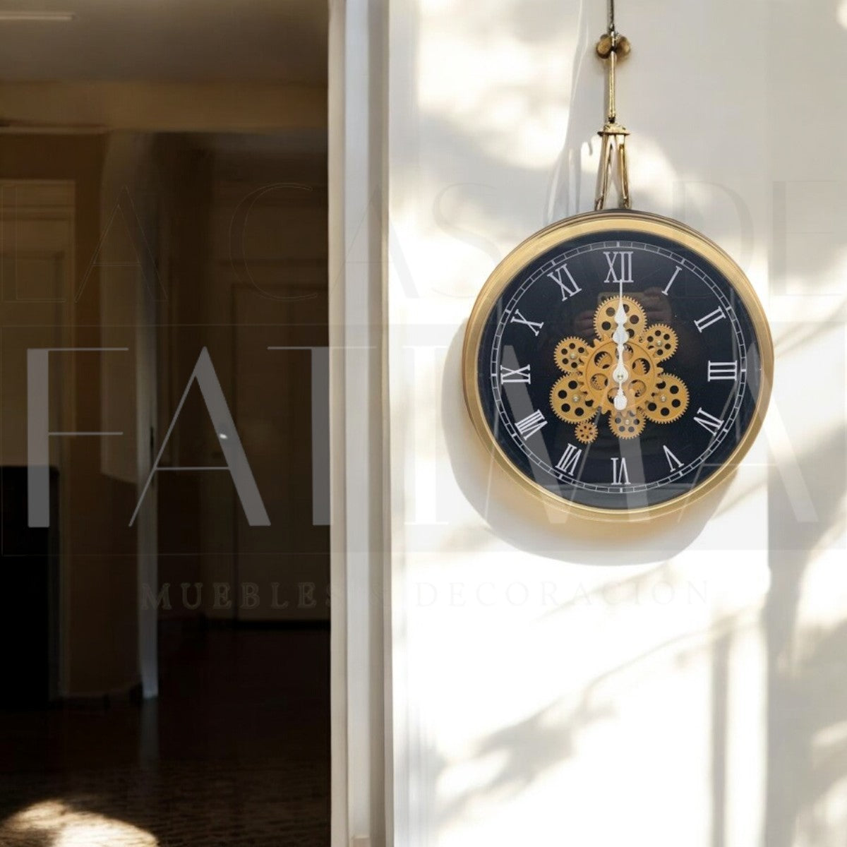 Reloj Mural Decorativo CHRONO BLACK ROMAN