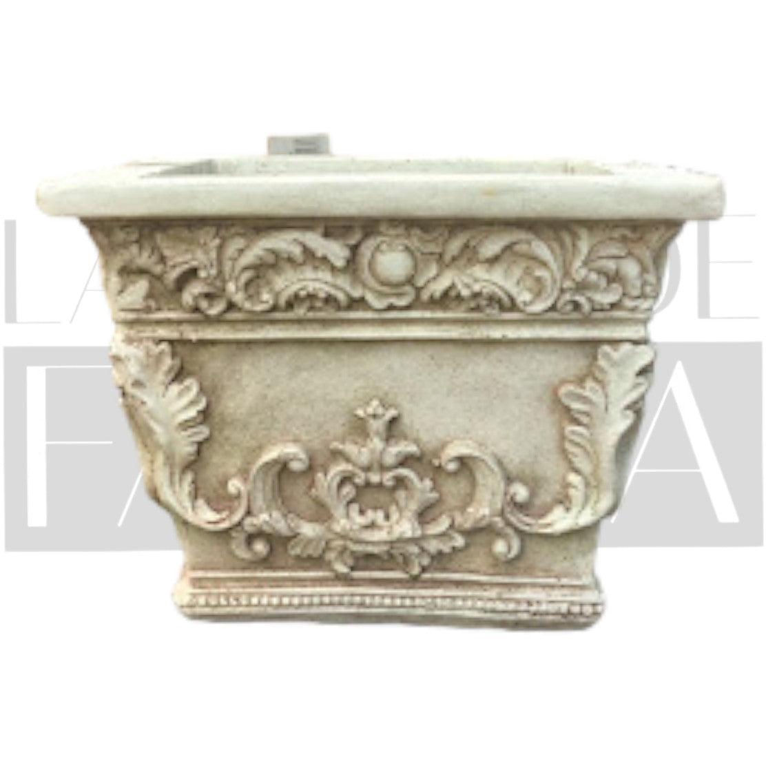 Maceta Neoclasica con Aplicaciones Florales