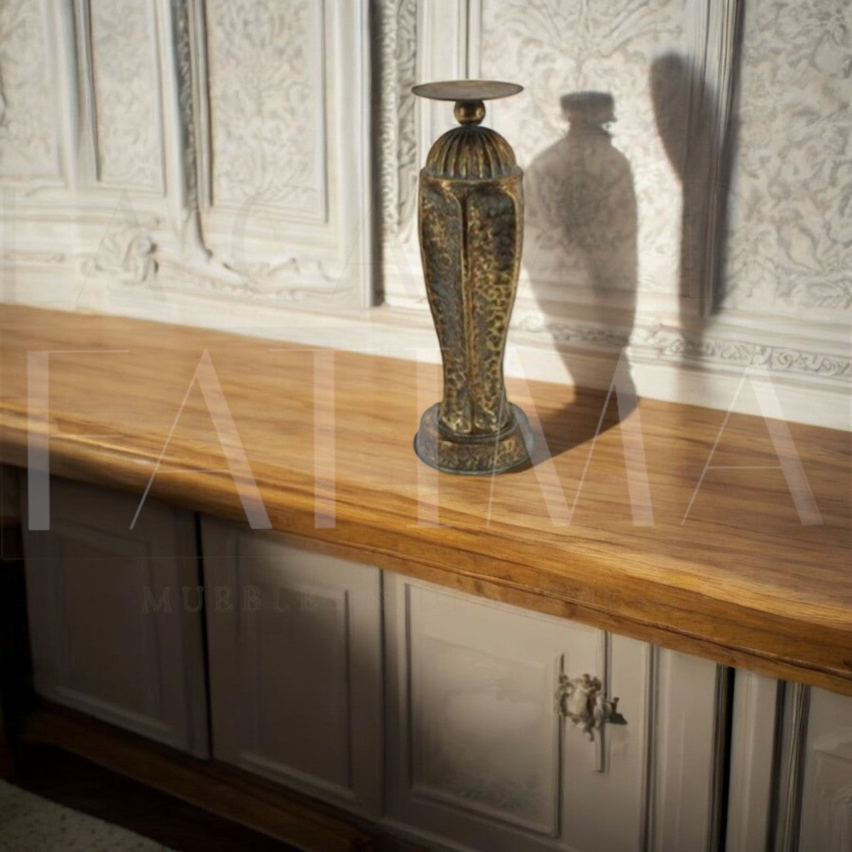 Candelabro Metálico Vintage Alto