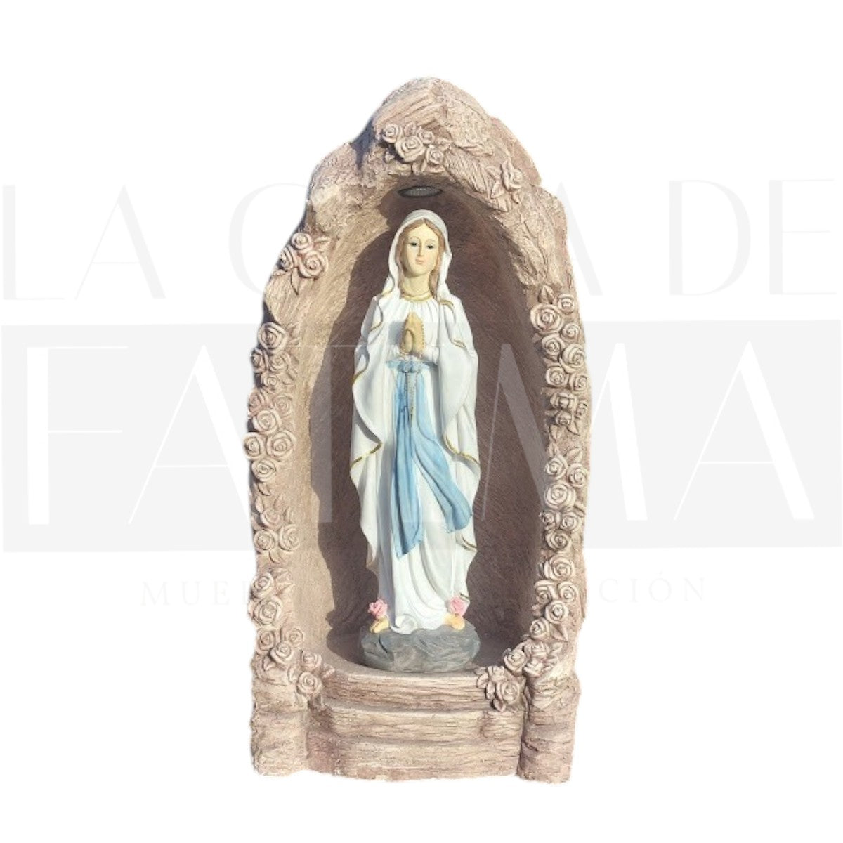Gruta Virgen de Lourdes 90 cms.
