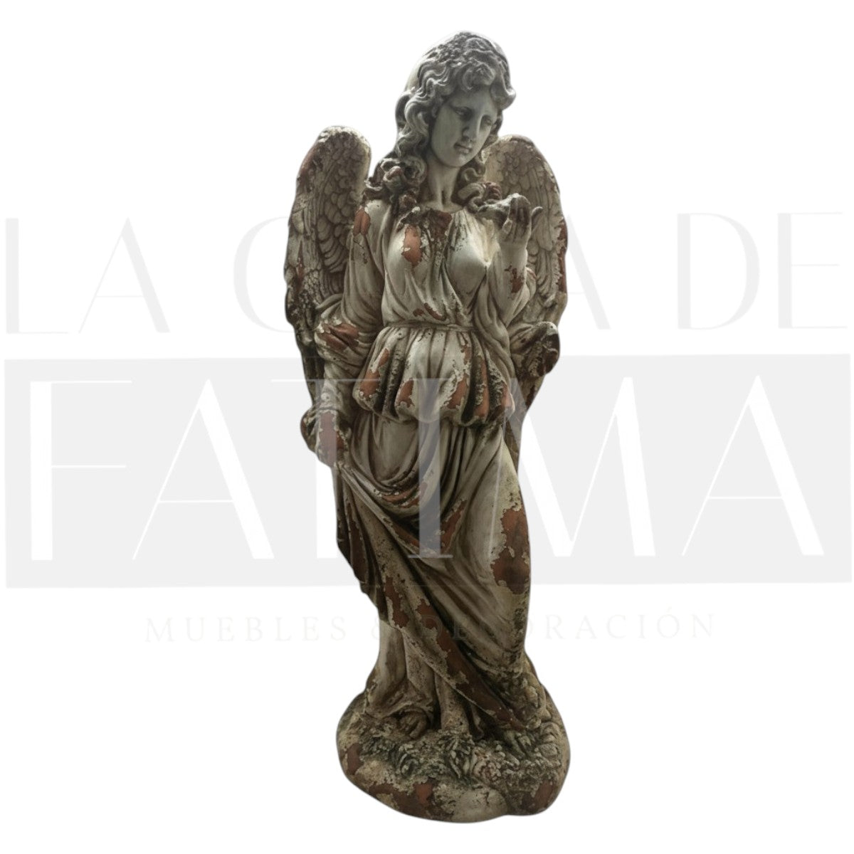 Figura Ángel Jardín Vintage