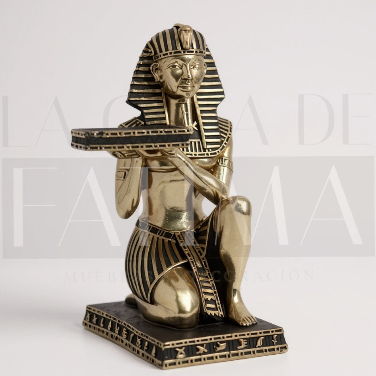 Figura Egipcia con Bandeja