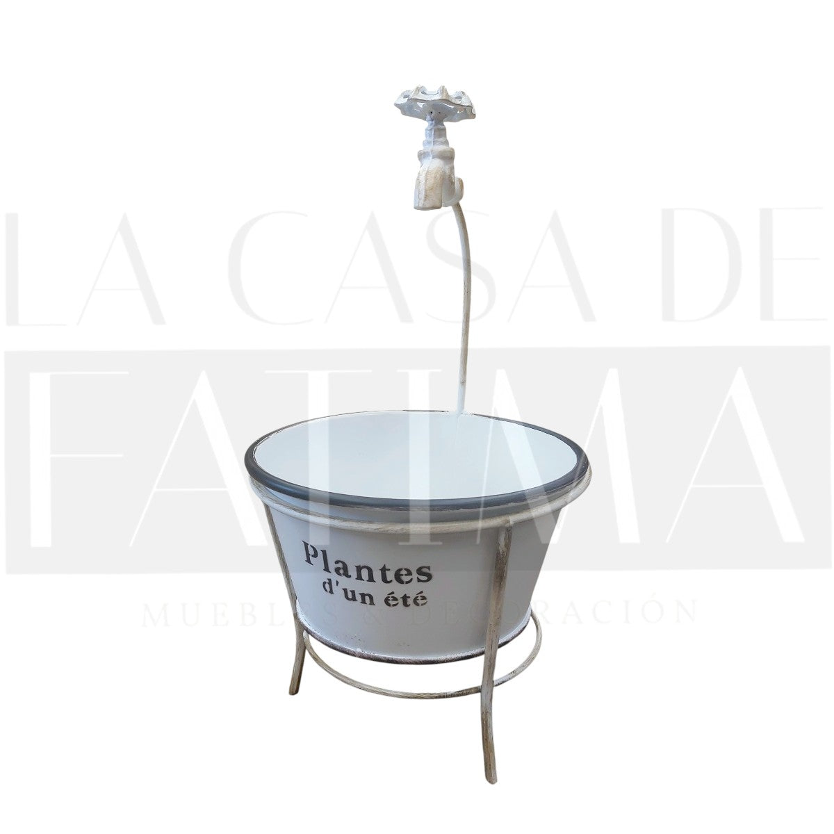 Portamaceta con Grifo Decorativo