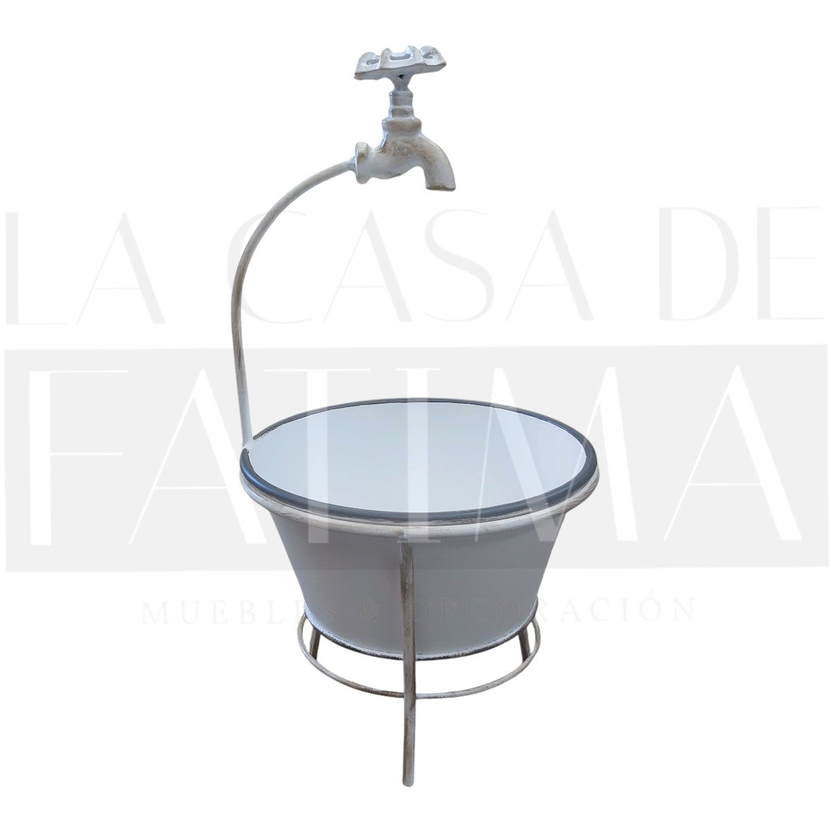 Portamaceta con Grifo Decorativo