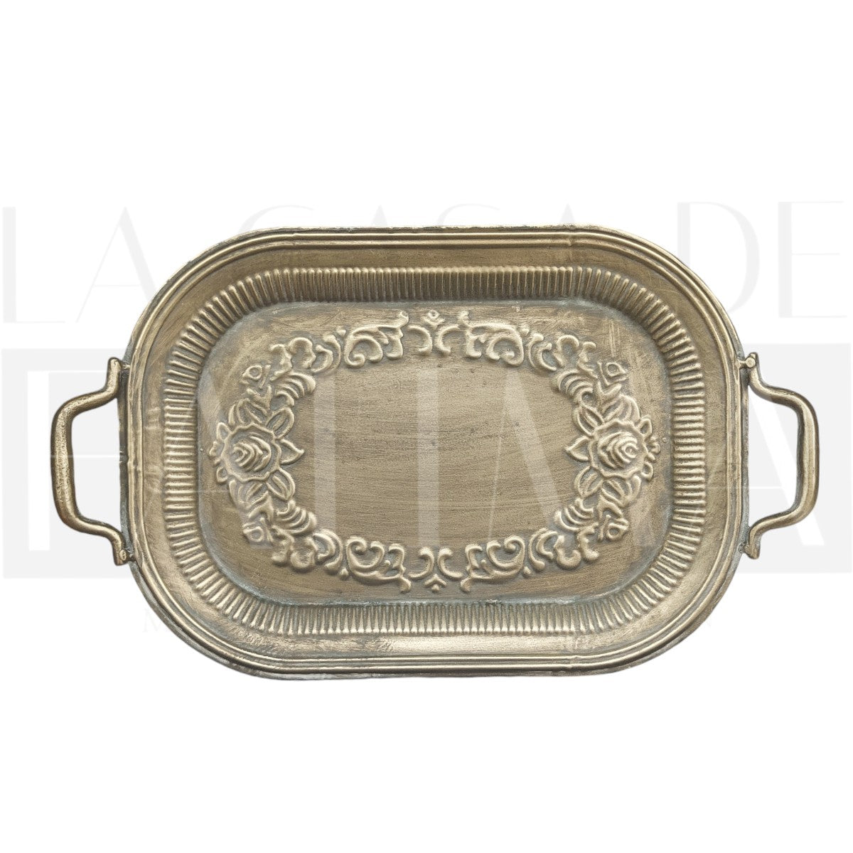 Set de 2 Bandejas Metálicas Rosas