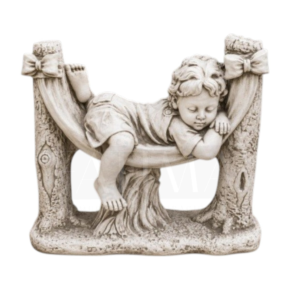 Figura Niño Dormilón en Hamaca Vintage