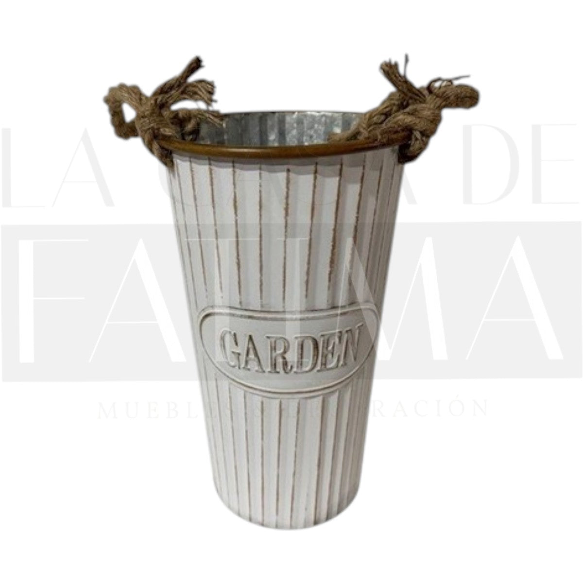 Maceta Blanca Garden Deco