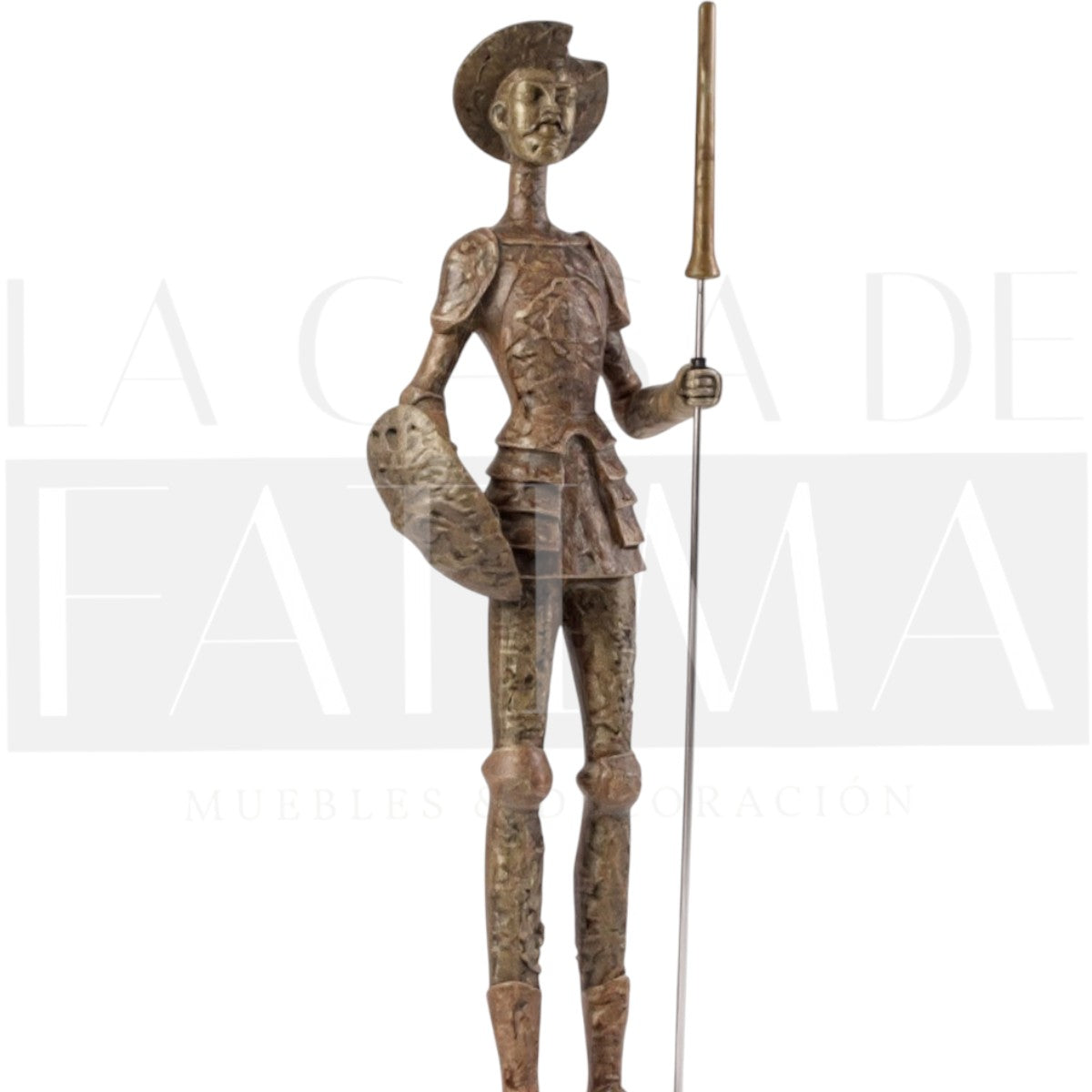 Figura Don Quijote con Lanza Dorado
