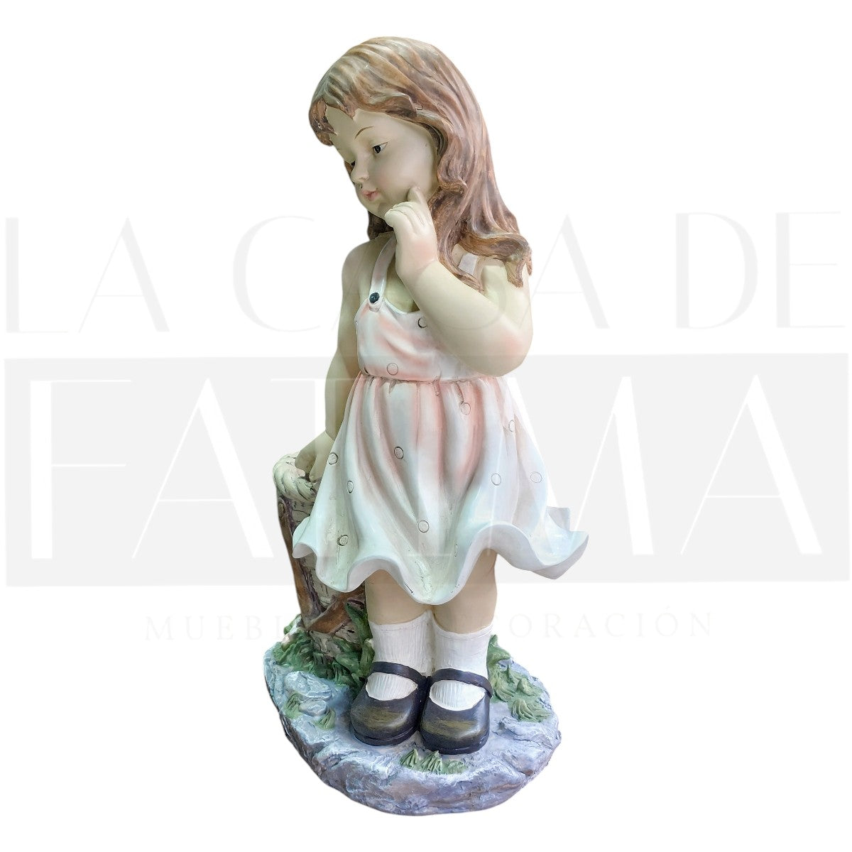 Macetero Niña con Canasto