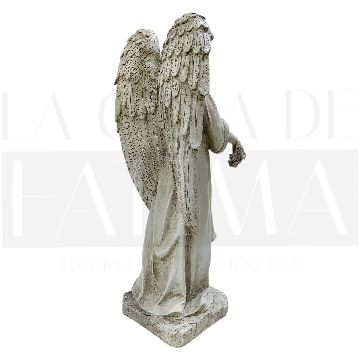 Figura Ángel Guardián con Rosas