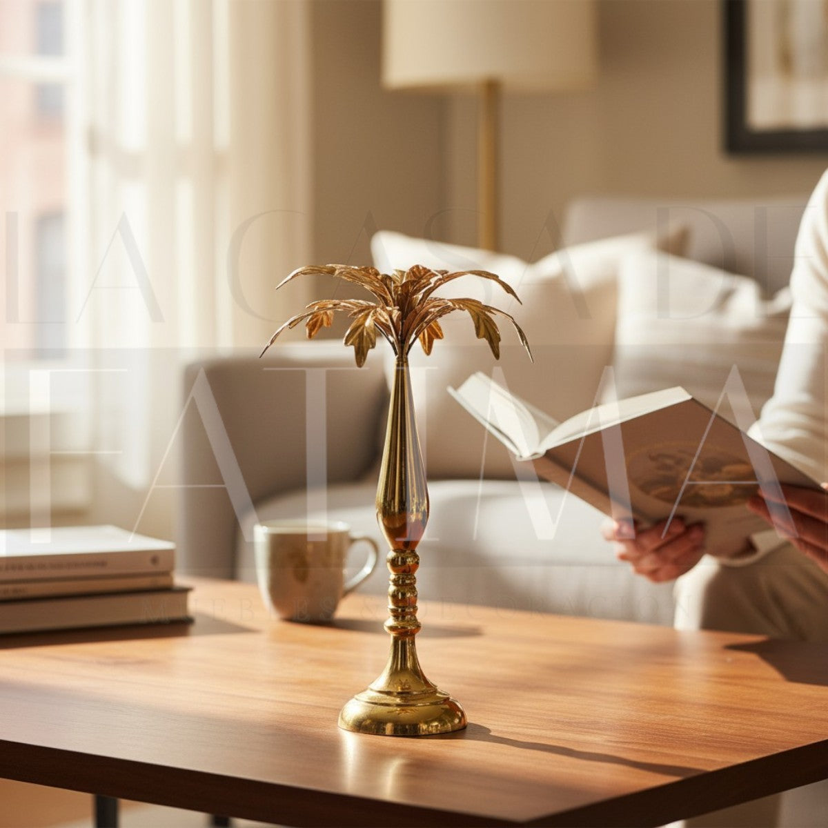 Candelabro Metálico Palmera