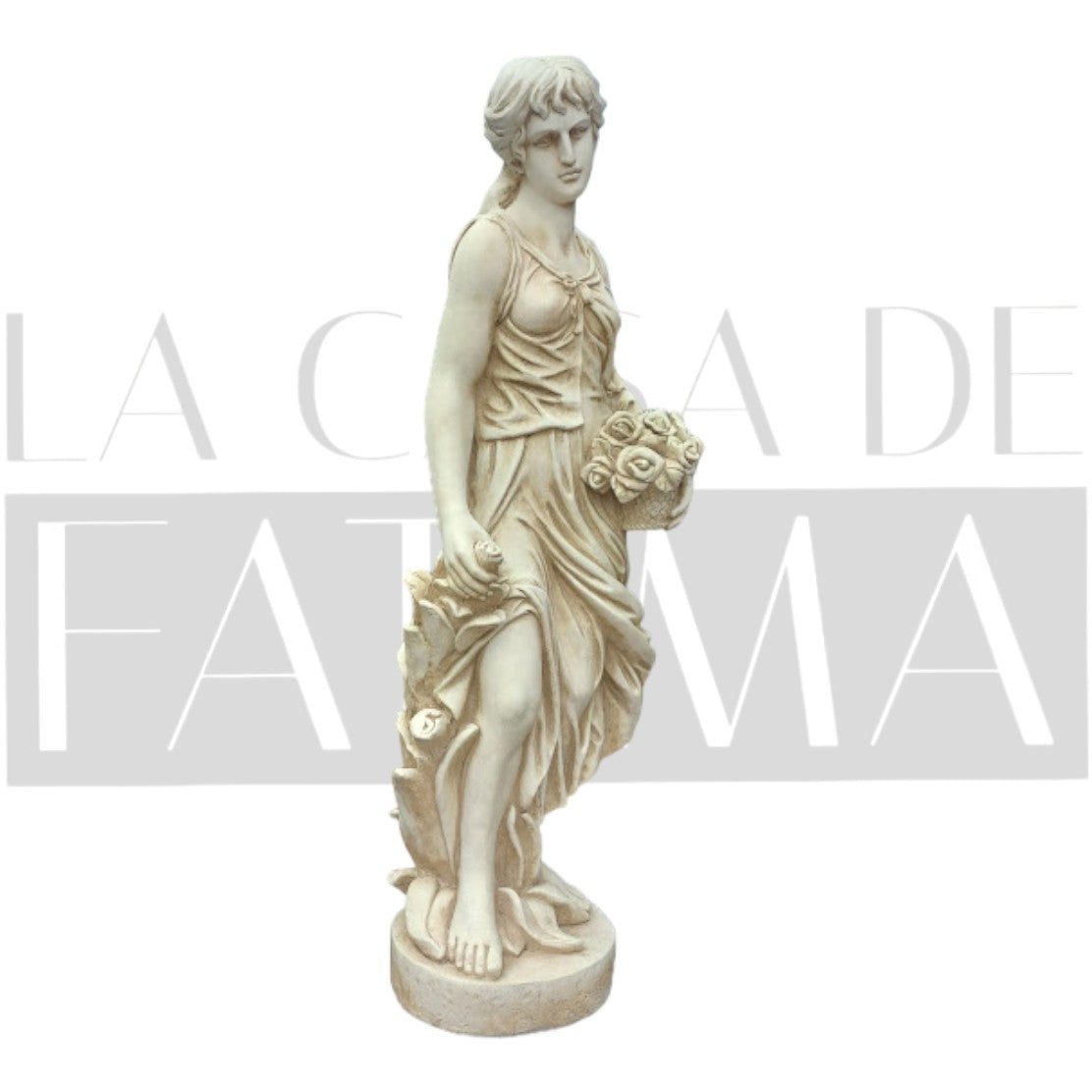 Figura Dama con Flores