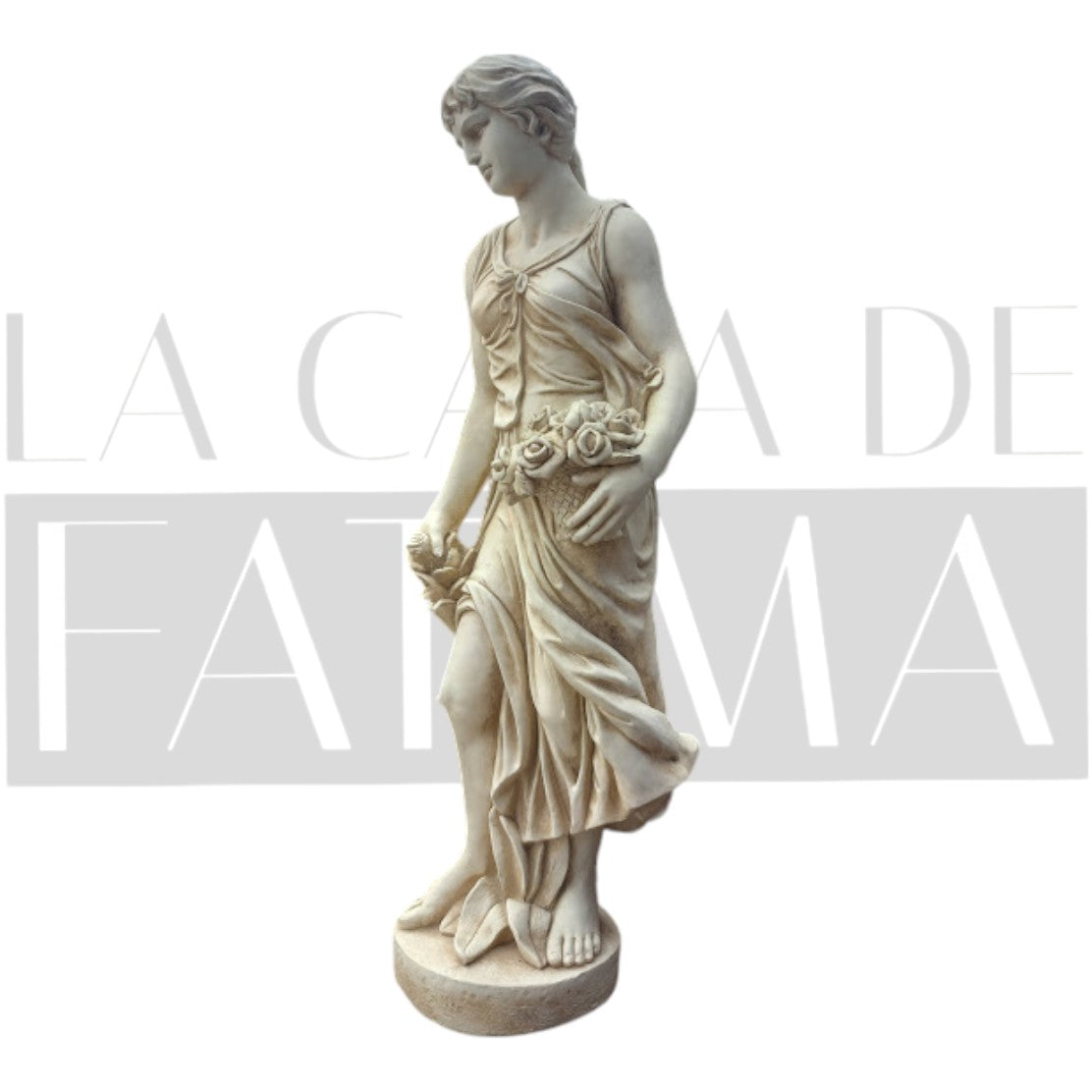 Figura Dama con Flores