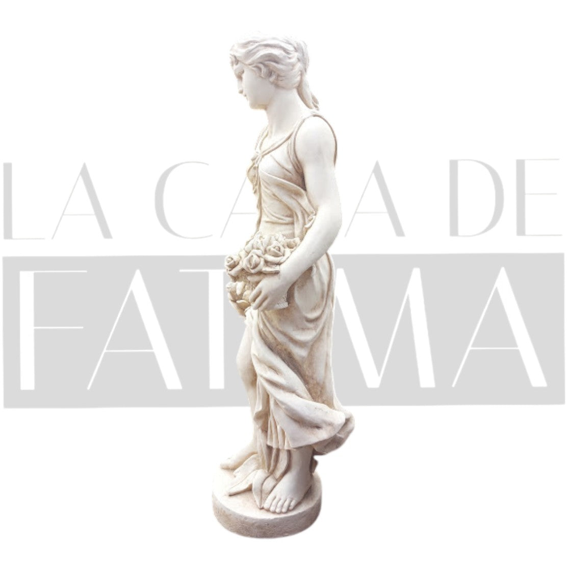 Figura Dama con Flores