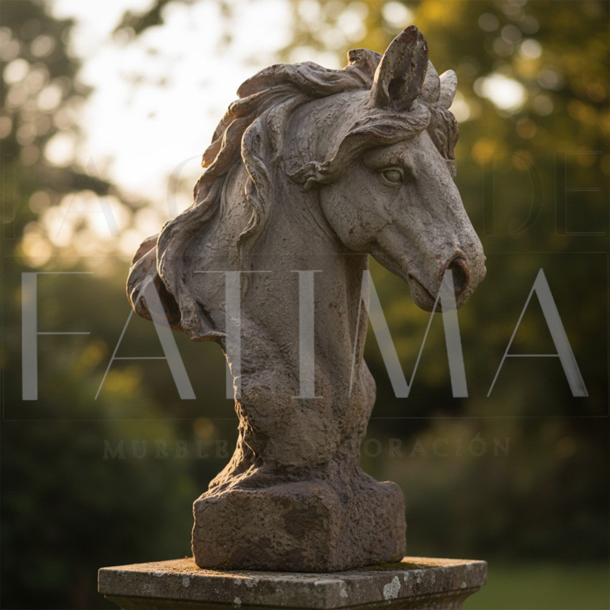 Escultura Cabeza de Caballo
