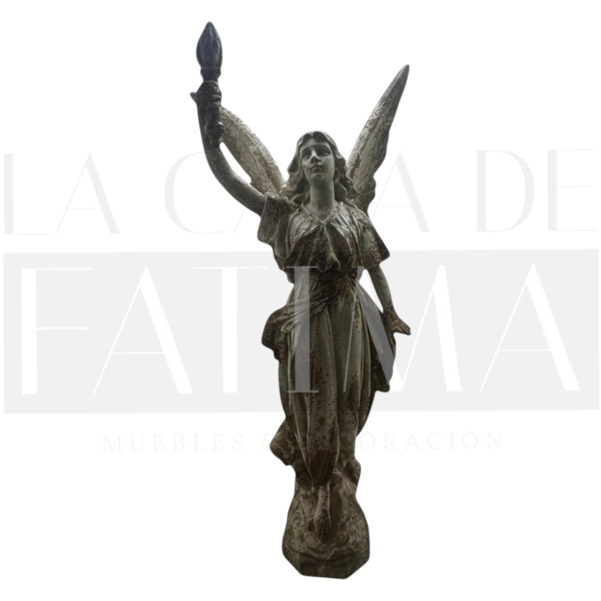 Figura Ángel con Antorcha