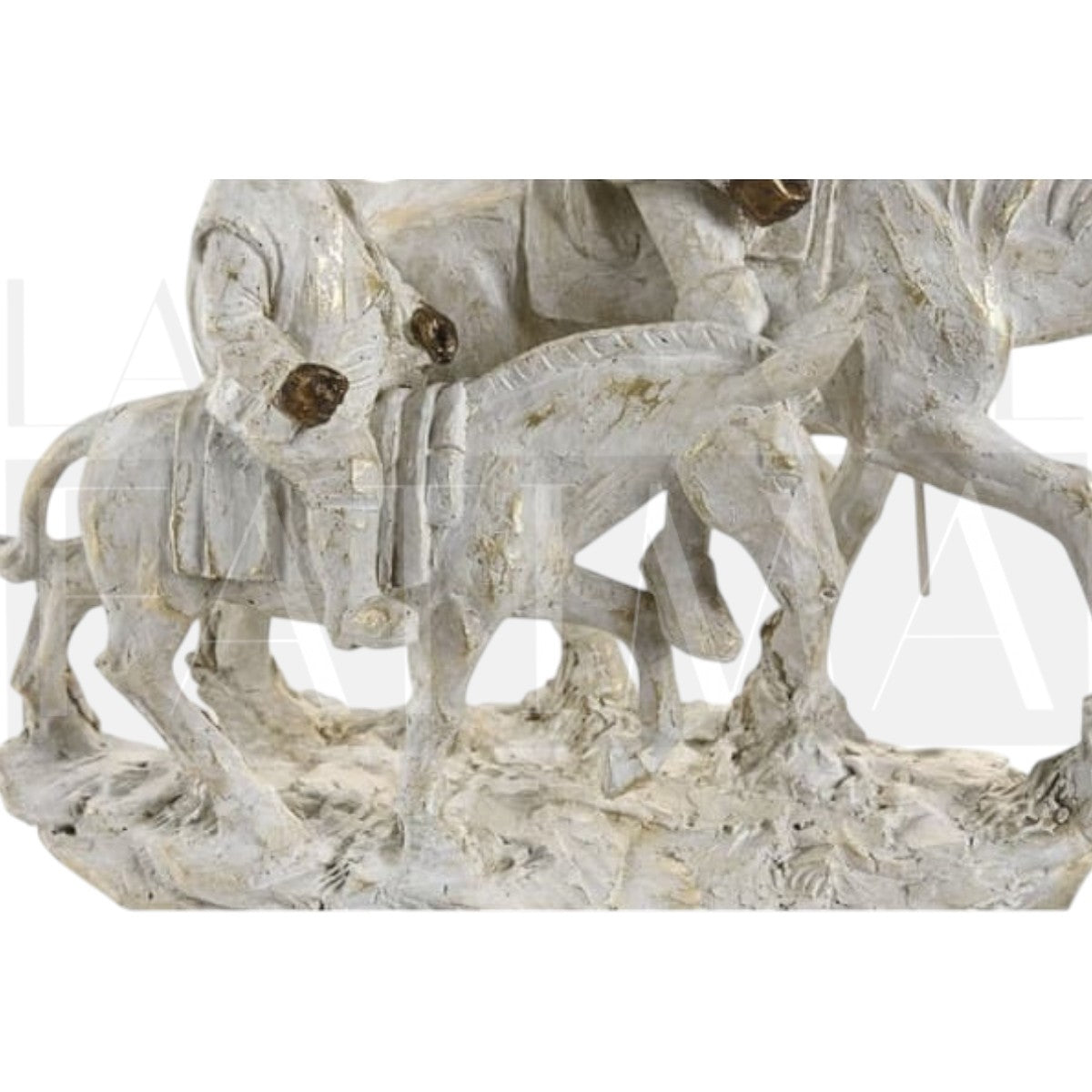 Figura Don Quijote y Sancho Panza Blanco