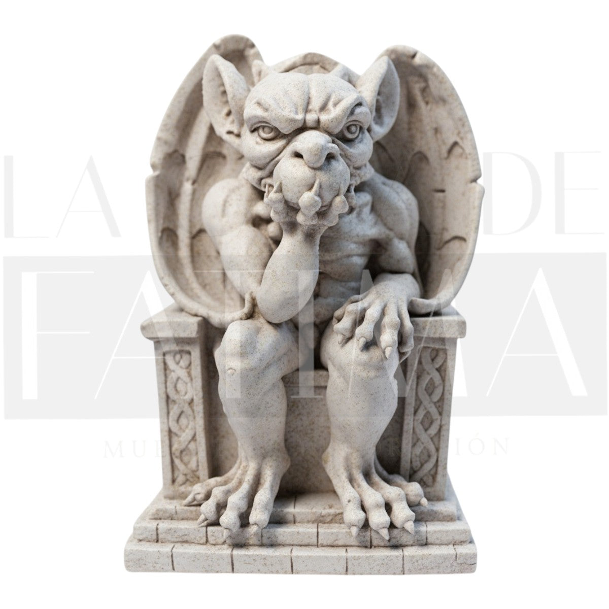 Figura Gárgola en Trono